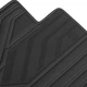 Коврики в салон Inliner для Zeekr 001 '21- Geometric Design из экокожи черные (комплект) - изображение 12
