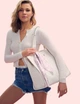 Сумка Victoria’s Secret Floral-Embossed Tote Bag Білий (27062973) - зображення 1