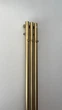 Рушникосушка електрична Terma ROLO HANGER 1400x150 Brushed Brass, тен ONE з лівої сторони - зображення 4