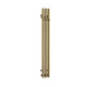 Рушникосушка електрична Terma ROLO HANGER 1400x150 Brushed Brass, тен ONE з лівої сторони - зображення 5
