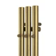 Рушникосушка електрична Terma ROLO HANGER 1400x150 Brushed Brass, тен ONE з лівої сторони - зображення 6