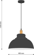 Żyrandol wiszący DPM SL-0107 E27 White (5906881231449) - obraz 3