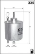 Фільтр палива Mecafilter ELE6093 Mecafilter (ELE6093) - зображення 1