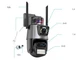 Уличная охранная Wi-Fi IP камера Dual Lens 6MP с ночным видением, двумя объективами и датчиком движения для видеонаблюдения дома - изображение 8