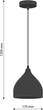 Żyrandol wiszący DPM SL-0110 E27 Black (5906881231203) - obraz 3