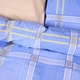 Простынь MirSon Полуторная 150х220 см 17-0784 Checkered Sky Бязь (2200011275161) - изображение 3