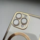 Чохол на iPhone 14 Pro Max глянцевий gold - зображення 5