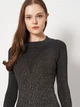 Платье мини осеннее женское Mohito 8566R-99L M Черное (5905035056600) - изображение 4