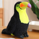 Maskotka-przytulanka Lean Toys Tukan Żółty 35 cm 13827 (5905991033189) - obraz 2