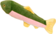 М'яка іграшка Lean Toys Рибка з пищалкою Кольорова 30 см 16430 (5905679079409) - зображення 1