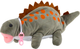 Maskotka Lean Toys Dinozaur ze schowkiem Szary 34 cm 16702 (5905884452882) - obraz 1