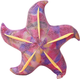 Maskotka-poduszka Lean Toys Rozgwiazda Fioletowa 20 cm 16797 (5905884451144) - obraz 1