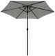 Parasol ogrodowy ModernHome by Multistore SL-UM003C Szary - obraz 4