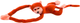 Maskotka Lean Toys Małpka z dźwiękiem Pomarańczowa 80 cm 16822 (5905884451397) - obraz 3