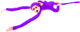 Maskotka Lean Toys Małpka z dzieckiem Fioletowa 70 cm 16829 (5905884451465) - obraz 2