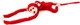 Maskotka Lean Toys Małpka z dzieckiem Czerwona 90 cm 16838 (5905884451557) - obraz 3