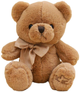 Maskotka-przytulanka Lean Toys Miś z kokardką Brązowy 40 cm 21916 (5905991042716) - obraz 1