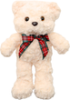 Maskotka-przytulanka Lean Toys Miś z kokardą Biały 30 cm 22105 (5905991044611) - obraz 1