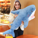 Maskotka-przytulanka Lean Toys Rekin Niebieski 56 cm 22155 (5905991045113) - obraz 2