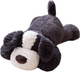 Maskotka-przytulanka Lean Toys Piesek Ciemnoszary 30 cm 22165 (5905991045212) - obraz 1