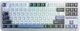 Клавиатура беспроводная AULA F87 Gasket Greywood V3 Wireless/Bluetooth/USB White EN/UA (6948391208602) - изображение 1