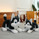 Maskotka-przytulanka Lean Toys Husky Czarno-biały 30 cm 22438 (5905991047940) - obraz 2