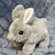 Maskotka-przytulanka Lean Toys Królik Szary 18 cm 22469 (5905991048251) - obraz 2