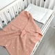 Муслиновый плед в коляску или кроватку Oh My Kids "Hearts" пудра - изображение 2