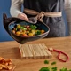 Підставка під гаряче ІКЕА HALVNÄBB 16-32x20 см коричневий (70602173) - зображення 2