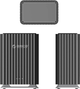 Док-станція Orico 9728C3 для 2 x 2.5" HDD/SSD / 3.5" HDD Black (6942227137517) - зображення 2