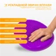 Подушка YogaLife 34 см фиолетовая с насосом YL-PMB-V (Балансировочная массажная с шипами, сенсомоторный массажный балансировочный диск для баланса и массажа) - изображение 5