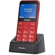 Мобільний телефон PANASONIC 0.3Мп Dual SIM 1400мА·год Red (KX-TU155EXRN) - зображення 3