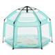 Дитячий манеж MR 1512 Dusty Green 146×127×110 см - зображення 1