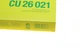 Фільтр салону Audi A1/Seat Arona/Ibiza/VW Polo/T-Cross 17-/Skoda Kamiq/Scala 19-/Fabia/VW Taigo 21- CU 26 021 MANN-FILTER - изображение 2