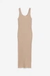 Платье H&M M бежевый 1071073084 - изображение 1