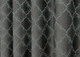 Комплект готових штор VR-Textil Жакард SAPFIR № 1754ш Графітовий з бірюзовим 100х300 см 2 шт (31-815) - зображення 7