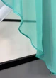 Кухонная занавеска VR-Textil № 069к бирюзовый с белым 280х170 см (52-1194) - изображение 4