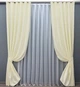 Комплект готових штор VR-Textil Софт № 729ш Молочний 150х270 см 2 шт (30-697) - зображення 2