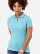 Поло женское U.S. Polo Assn 213160-ZH00A(Blue Radiance) XS Голубое (786660651461) - изображение 5