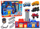Zestaw zabawek Lean Toys Baza straż pożarna i Centrum dowodzenia Policji z pojazdami (18711) 6 szt (5905991019091) - obraz 2