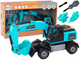 Zestaw Lean Toys Koparka DIY pojazd budowlany z wiertnicą i chwytakiem Niebieska (17199) (5905991000228) - obraz 2