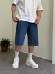 Мужские джинсовые шорты WE11 Baggy XL синие - изображение 2