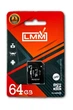 Карта памяти microSDHC 64 ГБ LMM класс 10 UHS-I для смартфона и камеры 64GBSD10U1-01 - изображение 1