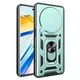 Протиударний броньований чохол із захистом камери для Xiaomi Redmi Note 14 Pro 4G Armor Case Keysion green - изображение 6