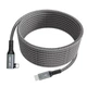Кабель Oculus Link USB-C 3.2 Type-C 5 м в оплётке для Quest 2/3/Pro, Pico 4 Серый ( код: CC-5mGS ) - изображение 6