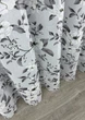 Тюль батист, коллекция "Flora". Цвет белый с серым принтом. Код 1681т - изображение 7