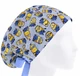 Медична шапочка жіноча HeadwearUniverse універсальна принт Міньйони - зображення 1