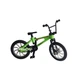 Пальчиковый велосипед BMX Donbful Металлический Фингербайк со сменными колесами Skatepark Fingerbike (Зеленый) - изображение 3
