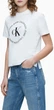 Футболка жіноча Calvin Klein Jeans Ck Round Straight Logo Women's T-Shirt S Біла (268924) - изображение 1