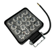 Дополнительная светодиодная LED лед мини/mini фара квадратная 48W 12-24V СИНЕГО ЦВЕТА (1 шт) - изображение 3